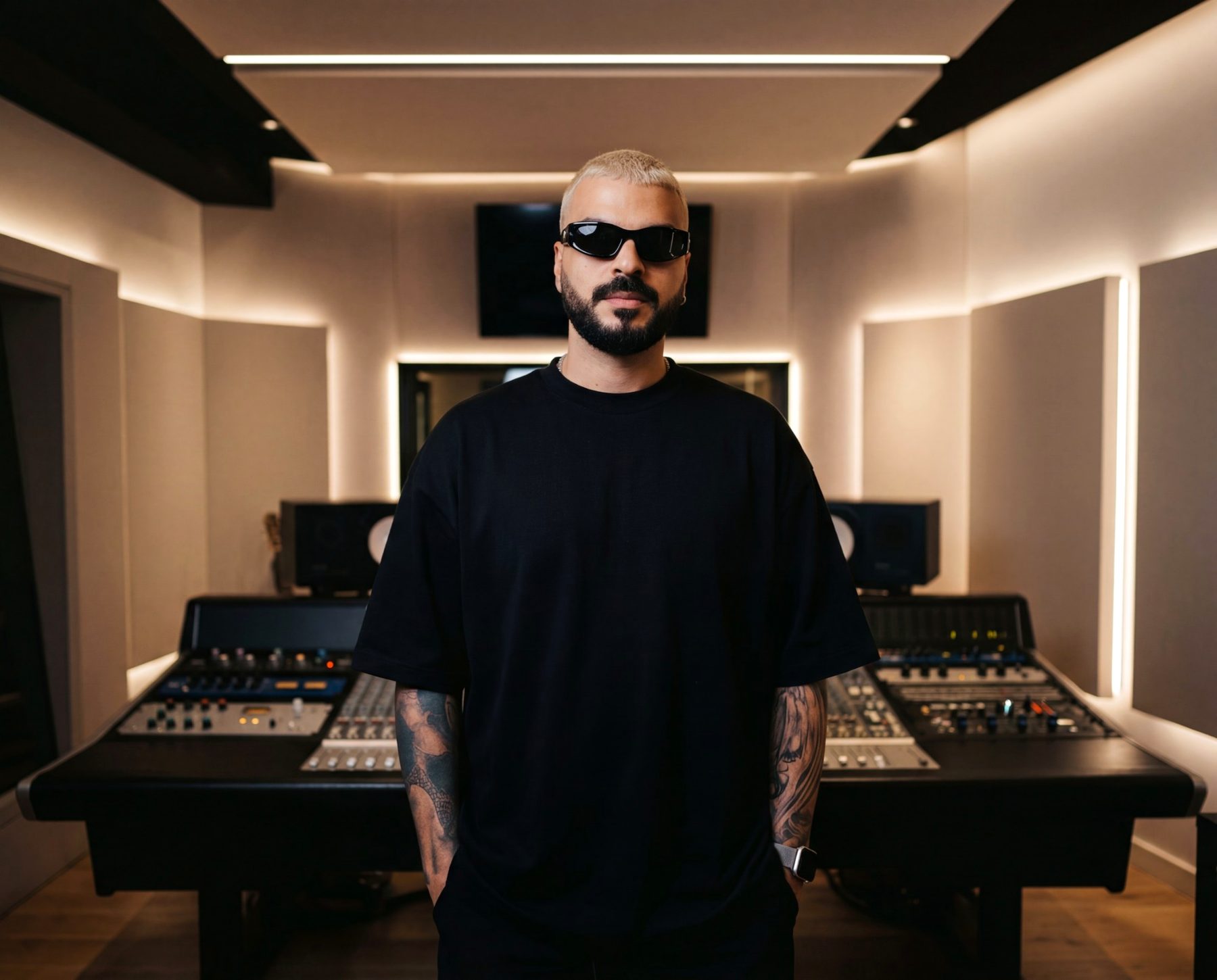 Origin Prince in the studio